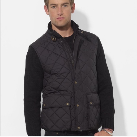 ralph lauren men's quilted vest